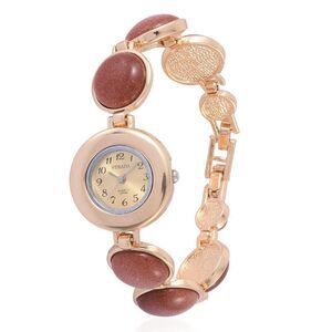 4 FOR $20 STRADA Watch ION Plated Red Goldtone